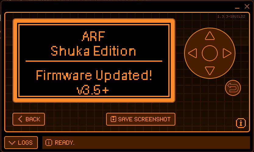 Custom boot splash screen shown after firmware install